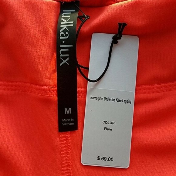 Lukka Lux Athletic Capri Size M Mesh Inserts NEW - Picture 3 of 7